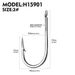 Lure Long Handle Barbed Ise Ni Single Rock Platform Fishing High Carbon Steel Black Pit Crucian Carp Hook Bulk_desvips.com