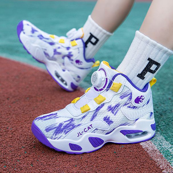 Men’s Shoes mesh children's spinning basketball shoes air cushion bottom youth sports shoes 28 children's shoes 30 running shoes_desvips.com