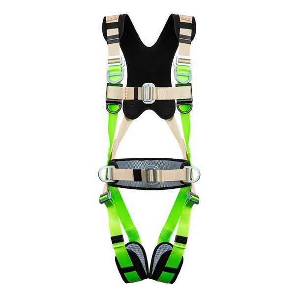 Outdoor Sports Equipment Anti-Fall Harness New National Standard Body Five-Point Safety Belt Buffer Bag Full Set_desvips.com