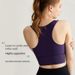 High-Impact Yoga Tank Top: Integrated Cup Shockproof Sports Bra With Removable Pads – Beautiful Back Design For Gym & Fitness_desvips.com