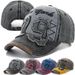 Trendy Denim Vintage Baseball Korean-style Washed Distressed Duckbill Cap, Casual Sun Hat, Wholesale_desvips.com