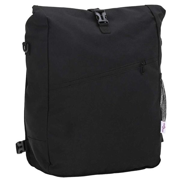 Modern Bicycle Bag - Stylish & Functional Weatherproof Polyester Pouch With Ample Storage - Gray/Black - 33 X 16 X 48 Cm_desvips.com