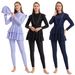 Muslim Swimwear Swimsuit Conservative Swimsuit Dress-style Sunscreen Hot Spring_desvips.com