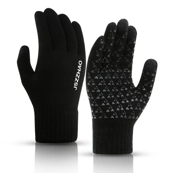 Outdoor Autumn And Winter Warm Fleece Running Men Windproof Touch Screen Fitness Sports Photography Cycling Gloves Women_desvips.com