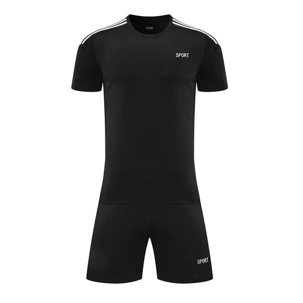 Men's Clothing training suit short-sleeved student sports football clothes printed summer new football suit suit men_desvips.com