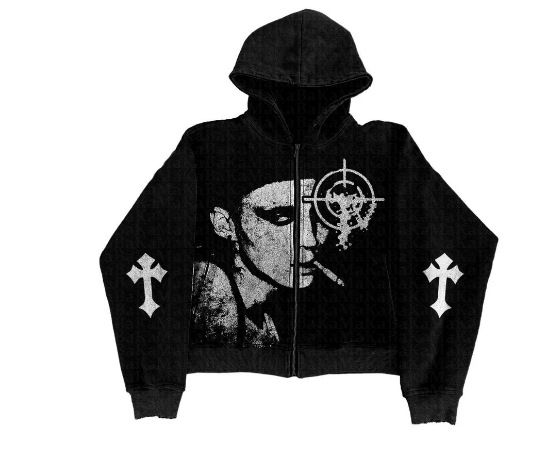 New Zipper Hoodie Sweatshirt Los Angeles California Jacket Top European Size_desvips.com