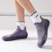 GallonShark Silent Indoor Sports Shoes And Socks Gym Ultra Lightweight Shock Absorbent Breathable Anti Slip Soft Bottom_desvips.com