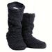 Hot-Selling Cross-Border Autumn Winter Thickened Fleece-Lined Lamb Wool Floor Home Warm Long Mid-Calf Slouch Socks_desvips.com