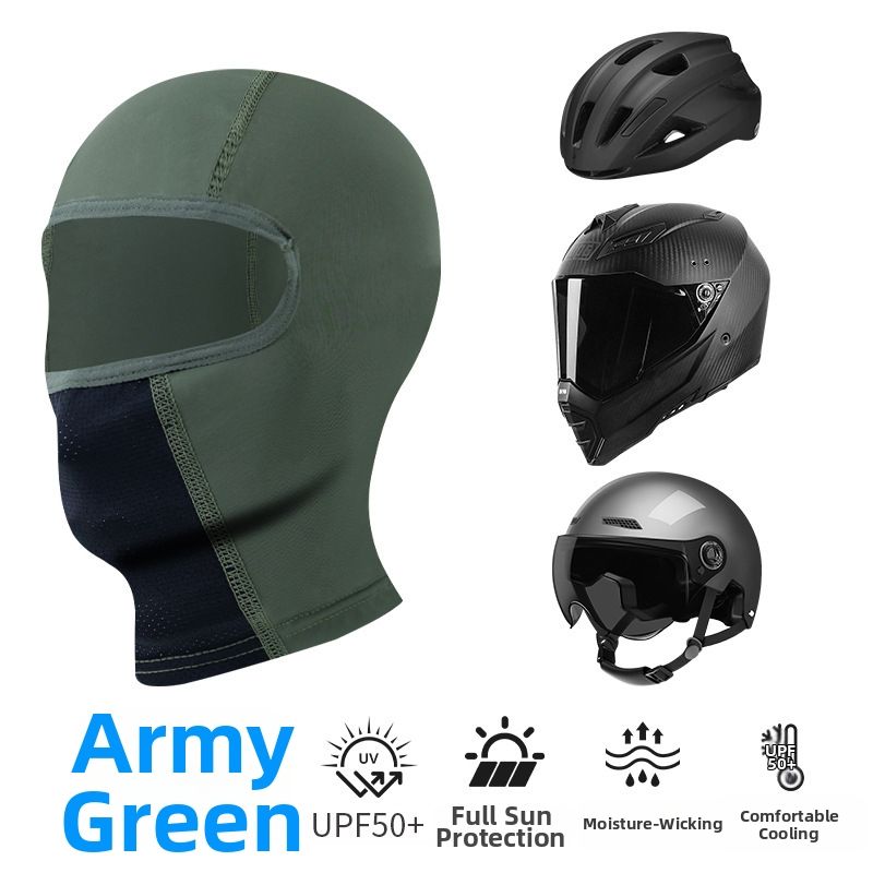 Summer Outdoor Sun Protection Breathable Quick Drying Face Mask High Elastic Inner Cap For Bicycle Cycling Sports_desvips.com