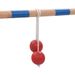 Solid Pine Ladder Golf Set - Durable Construction With 6 Pairs Of Balls - Portable Carrying Bag - Family Fun Game_desvips.com