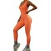 Women's Leopard Print Crossback Seamless Onesie Yoga Fitness Running Tights_desvips.com