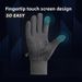 Autumn And Winter Outdoor Gloves Men's Sports Cycling Bicycle Windproof Waterproof Fleece-lined Warm Touchscreen_desvips.com