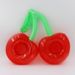 Swimming Rings Inflatable Double Mouth Cherry Cup Holder Ins Double Cherry Coaster Creative Cocktail Coaster Party Theme Decoration_desvips.com