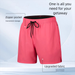 Double Layered Five Quarter Pants, Loose, Breathable, Quick Drying, Soft, Running, Fitness Training, Casual_desvips.com