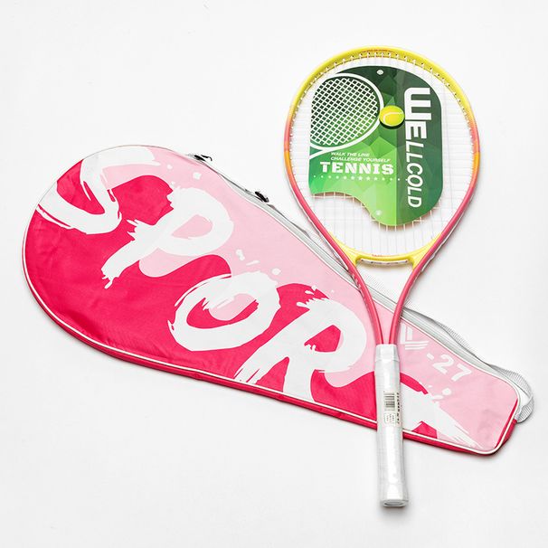 New Aluminum Alloy Spli Badminon 27inch Ulra-ligh Durable High Elasiciy Unisex Double Spors Training Tennis_desvips.com