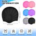 Swimming Cap Earmuffs For Men And Women Solid Color Silicone Waterproof Anti Shedding Durable Long Hair Large High Elastic Swimming Cap_desvips.com