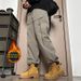 001 Fleece-Lined Cargo Outdoor Hiking American Style Men's Autumn Winter Small Size Waterproof Windproof Youth Sofhell_desvips.com