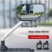 Bicycle HD Wide-Angle Rearview Three-Wheeled Motorcycle Convex Reflective Mirror Electric Scooter Accessories_desvips.com