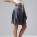 New High-Waisted Ribbed Fitness Skirt Outdoor Sports Anti-Exposure Running Badminton Quick-Dry Plus Size Tennis_desvips.com