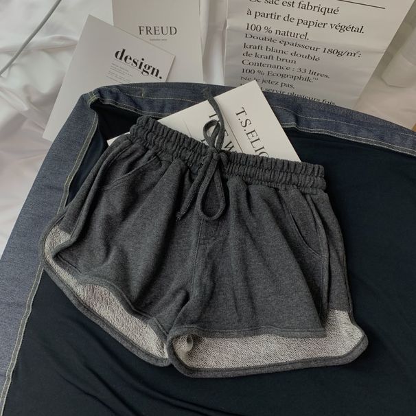 RenMou Summer New Loose And Slimming Hot Women's Korean Version, Versatile With Cotton For Casual Home Sports, Yoga Shorts, Exclusive Supply_desvips.com