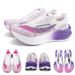 IRUNSVAN Nylon Carbon Plate Professional Marathon Running Racing Shoes For Man Light Rebound Track Field Women Sneakers_desvips.com
