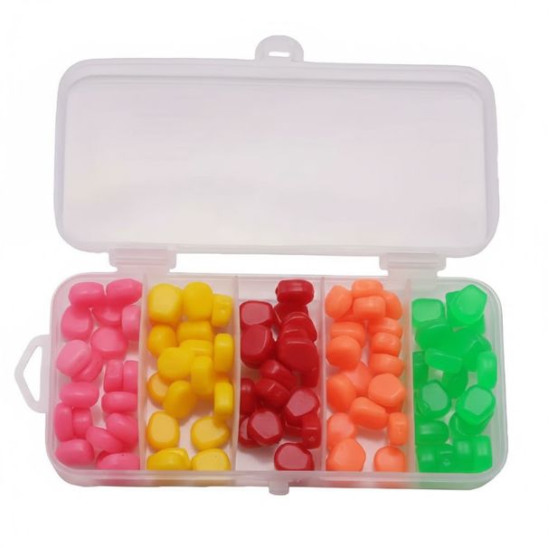 250PCS Floating Buoyant Corn Fake Carp Fishing Bait Reusability Soft TPR Artificial Baits Perfect Hook Balance_desvips.com