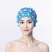 New Women's Swim Cap With Pearl Handmade 3D Stitching, Three-Layer Flower, Non-Tightening, Double-Layer Fabric For_desvips.com