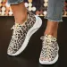 High Quality Fi Leopard Knitted Autumn Slide Walking Womens Lightweight Casual Sports Shoes Plus Size T241029_desvips.com