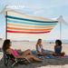 Upgraded Lycra Beach Tent With 4 Sandbag Anchors - Windproof Sun Shelter UPF 50+ Portable Canopy For Family Outings Surfing_desvips.com