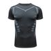 Sports Tights Men's Summer Outdoor Fitness Clothes Suit Quick Drying Men's T Shirt Training Running Elastic Breathable Vest_desvips.com