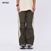 001 RFSD Men's Clothing|Multi-pocket Cargo Autumn American Style Functional Straight-leg Trousers Loose Long Paratrooper_desvips.com