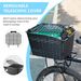 ROCKBROS Rear Bicycle Basket Pannier Basket School Bag Basket 41*30*24.5cm_desvips.com