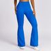 Wide-Leg High Waist Tummy Control Tight Hip Lift Yoga Slightly Flared Peach Butt Casual Sports Pants_desvips.com