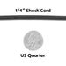 1/4 Inch Elastic Shock Bungee Cord Nylon Crafting Stretch String Rope, Coyote Brown, 10 Feet, Made In The USA_desvips.com