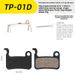 TOOPRE Mountain Liners Electric Bicycle Road Bike Semi-Metallic Brake Friction Pads_desvips.com