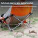 Outdoor Leisure Recliner Camping Folding Beach Portable Travel High-Back Fishing Chair_desvips.com