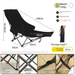 Kun Chai Outdoor High-Back Reclining Moon Camping Recliner Home Leisure Folding Chair With Footrest Three-Level_desvips.com