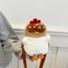 Carefully Selected Funny Chick Cute Cartoon Plush Crossbody Doll Toy Mobile Phone Shoulder Bag, Women's Casual Bag_desvips.com