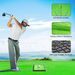 New Golf Ball Track Strike Practice Rubber Bottom Dual Color Pad_desvips.com