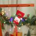 001 Qiaoding Cross-Border New Holiday Decoration Small Non-Woven Fabric Letter Christmas Stocking Children's Candy Bag_desvips.com