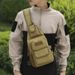 Casual Men's Tactical Chest Bag Outdoor Sports Single Shoulder Crossbody Bag Multifunctional Chest Bag Portable Single Shoulder Bag_desvips.com