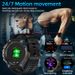 LIGE New Military For T-Rex 3 Ultra Smart Watch 1000mAh Battery IP68 Waterproof Compass Flashlight Sports Tracker_desvips.com