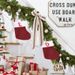 001 Cross-Border Red English Letters Christmas Socks Small Ornaments Party Decorations Children's Gift Bags_desvips.com