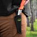 OUTDOOR EDGE Zip Blade 4.0 Inch Fixed Blade Hunting Knife For Skinning And Gutting Big Game With Black Nylon Belt Sheath_desvips.com