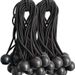 Elastic With Ball, Reflective For Night Use, Tent Fixing Ball Head Elastic Rope, 3mm Trampoline Binding Rope_desvips.com