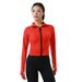 Fitness Team Jacket, Zippered Sports Coat, Optional Yoga Women's Running Top, Outdoor Fleece-lined Version_desvips.com
