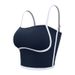 Women's Clothing Beautiful Back Shockproof Fixed Cup Fitness Pilates Yoga Wear_desvips.com