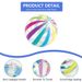 Eco-Friendly PVC Beach Ball Colorful Striped Inflatable Soccer Ball For Kids Outdoor Water Play Family Fun_desvips.com