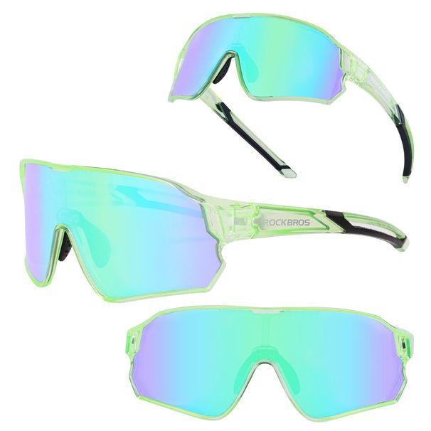 ROCKBROS Kids' Sunglasses, Photochromic/Polarized Bicycle Glasses With UV400 Protection_desvips.com