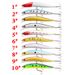 Lure Bait Long Throw Ring Beads Colorful Ten Color Minnow 10cm/8.3g Bass Simulation Bait Fishing Gear_desvips.com